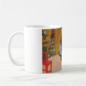 キッチンの女の子(クラシックスウェーデン美術) コーヒーマグカップ (左)