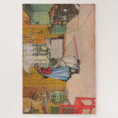 キッチンの女の子(クラシックスウェーデン美術) ジグソーパズル (縦)