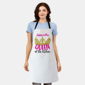 キッチンの女王 エプロン (着用した状態)