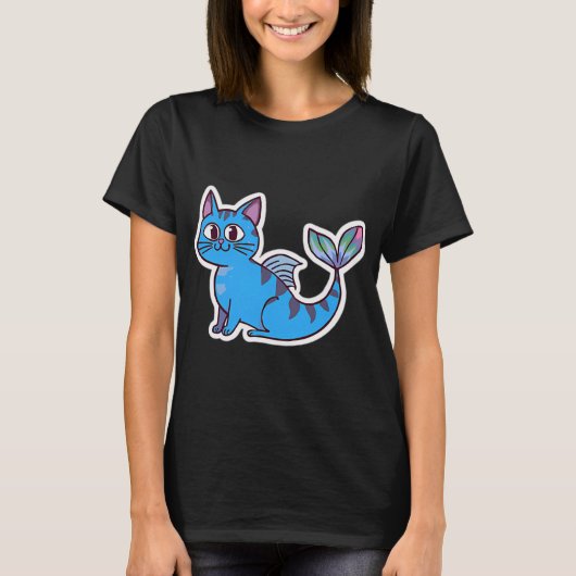 キッチンの寿司シーン Tシャツ (正面)