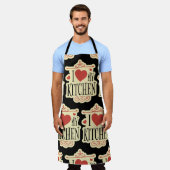 キッチンの愛： 「私は自分の子を愛する エプロン (着用した状態)