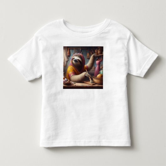 キッチンの掃除 トドラーTシャツ (正面)