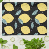 キッチンの柄の美しいレモン キッチンタオル (折り畳み)