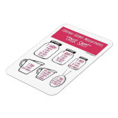 キッチンの測定 マグネット (左側)