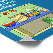 キッチンの看板を片付けて ポスター (角)