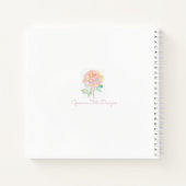 キッチンの箇条書きノートの猫 ノートブック (裏面)