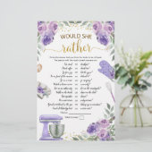 キッチンの紫の在庫彼女はむしろゲームだろう (スタンド正面)