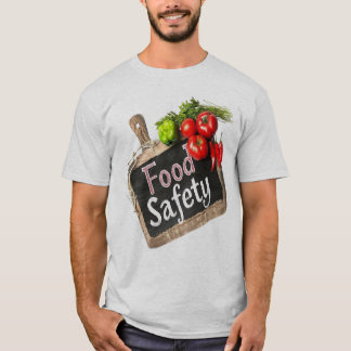 キッチンの衛生チョークサイン Tシャツ