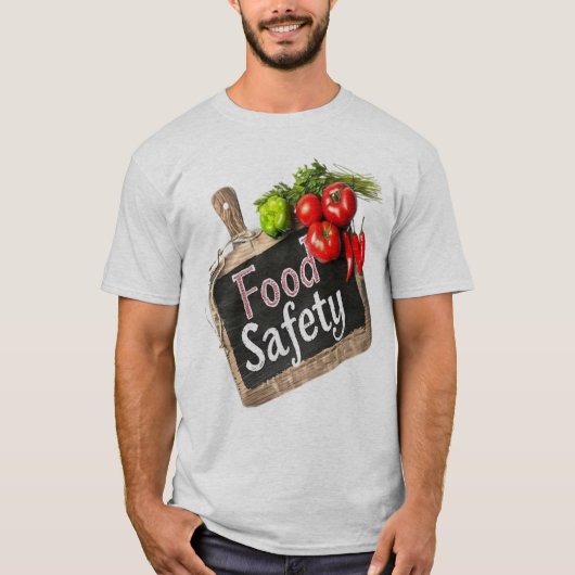キッチンの衛生チョークサイン Tシャツ (正面)