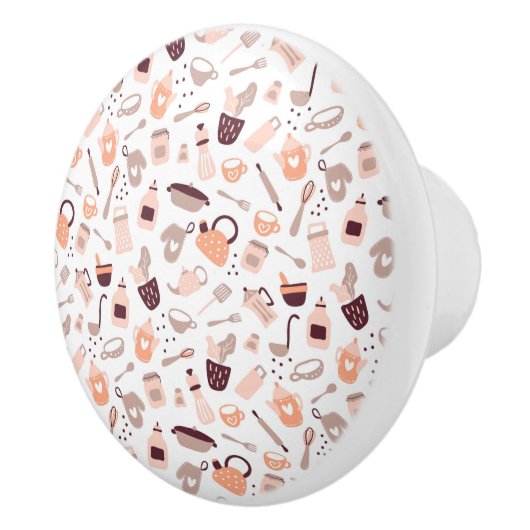 キッチンの要素 セラミックノブ (右)