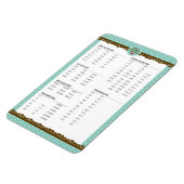 キッチンの計測変換キュート水玉模様 マグネット (左側)