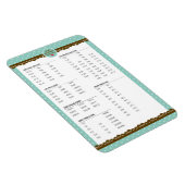 キッチンの計測変換キュート水玉模様 マグネット (右側)