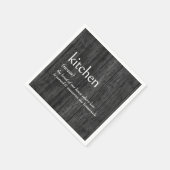 キッチンの辞書定義 スタンダードカクテルナプキン (角)