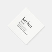 キッチンの辞書的定義 スタンダードカクテルナプキン (角)