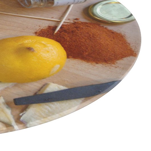 キッチンの野菜の皮の汚れたおもしろい カッティングボード (角)