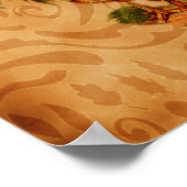 キッチンの雄鶏のためのアー華美ト素朴 ポスター (角)