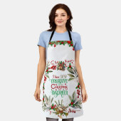 キッチンのOCD：休日の応援 エプロン (着用した状態)