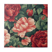 キッチンはっきりしたバラ陶製タイル居心地の良いインテリア タイル (正面)