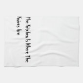 キッチンはナイフがキッチンタオルになっている キッチンタオル (横)