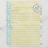 キッチンは両面レシピ挿入用 (正面/裏面)