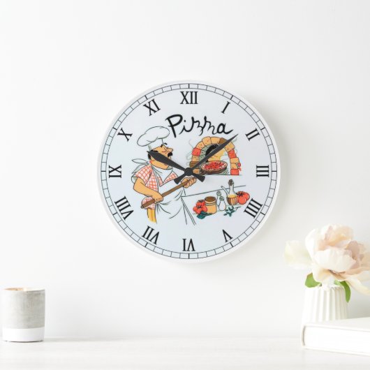 キッチンまたはレストラン ラージ壁時計 (ホーム)