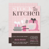 キッチンをストッキングする 招待状 (正面/裏面)