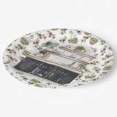 キッチンを満たす | ウェディングシャワー オーダーメイド ペーパープレート (アングル)