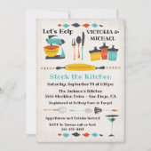 キッチンを満たす シャワー招待状 招待状 (正面)