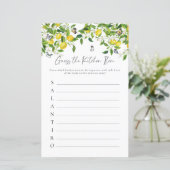 キッチンアイテムの推測 |レモンブライダルシャワーゲーム (スタンド正面)