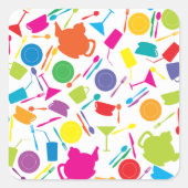 キッチンアイテムシール スクエアシール (正面)