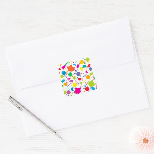 キッチンアイテムシール スクエアシール