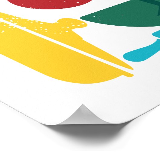 キッチンアイテムフィエスタカラーズスクウェア ポスター (角)