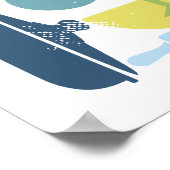 キッチンアイテムレトロカラーズスクエアポスター ポスター (角)