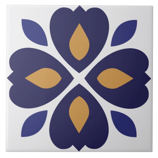 キッチンアクセサリー地中海のポルトガル語ブルー タイル (正面)