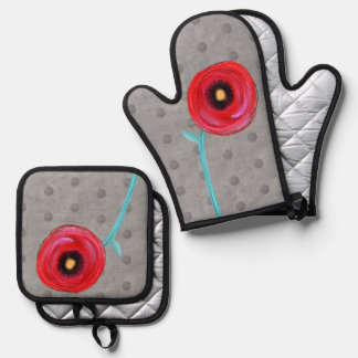 キッチンアクセサリー独占的デザイナー2024 鍋つかみ&鍋敷きセット