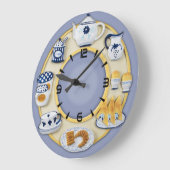 キッチンアクリル製壁時計 ラージ壁時計 (傾斜)