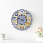 キッチンアクリル製壁時計 ラージ壁時計 (ホーム)