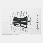 キッチンアートイタリアンエスプレッソコーヒーポットエスプレッソ キッチンタオル (横)