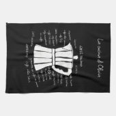 キッチンアートイタリアンエスプレッソコーヒーモカポット キッチンタオル (横)