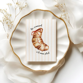 キッチンアートプリント「Un Croissant S'il Vous Plaît（クロワッサンくださ ポスター