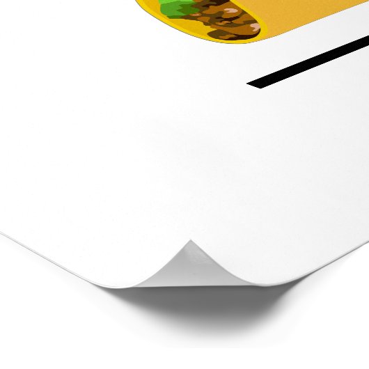 キッチンアート – 私と私の家 – Tacos ポスター (角)