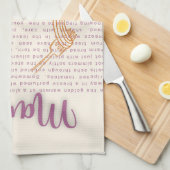 キッチンイタリアンウォールアート | 「マンジア」フード引用文 キッチンタオル (四つ折り)