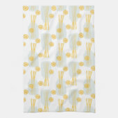 キッチンイタリアンスパゲッティ麺メイソンジャース キッチンタオル (縦)