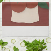 キッチンイタリアントマト茶タオル – はっきりした Chef キッチンタオル (折り畳み)