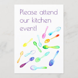 キッチンイベント 招待状