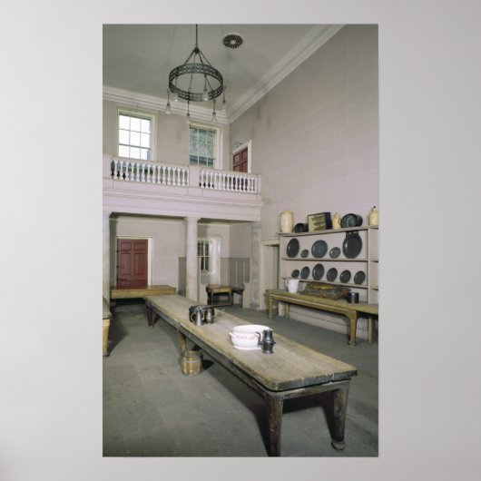 キッチンインテリア18世紀中頃 ポスター (正面)