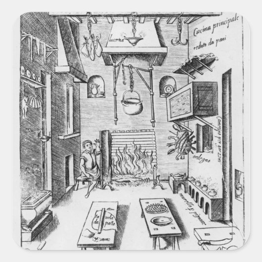 キッチンインテリア スクエアシール (正面)