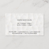 キッチンウィスク |幾何学的 名刺 (裏面)