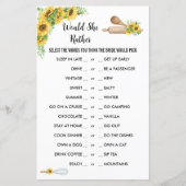 キッチンウィス遠くにブライダルシャワーゲームひまわり (正面)