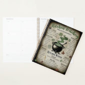 キッチンウィッチリー魔法のハーブの対応 プランナー手帳 (ディスプレー)